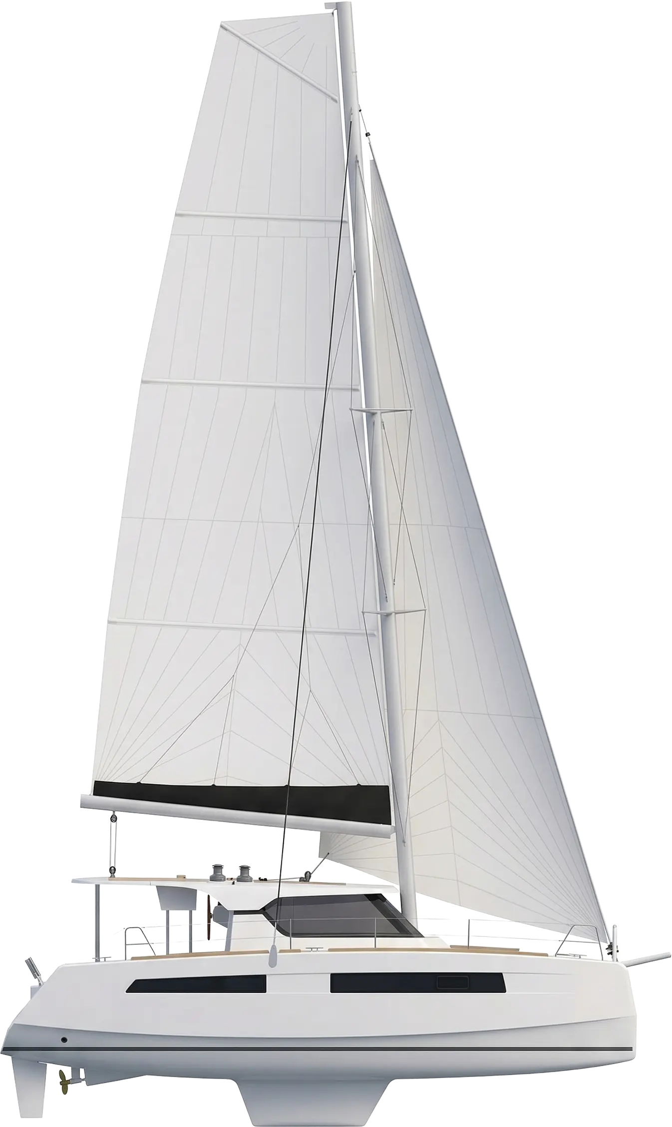 Sailing Catamaran Tour in Polignano - Technical Drawing