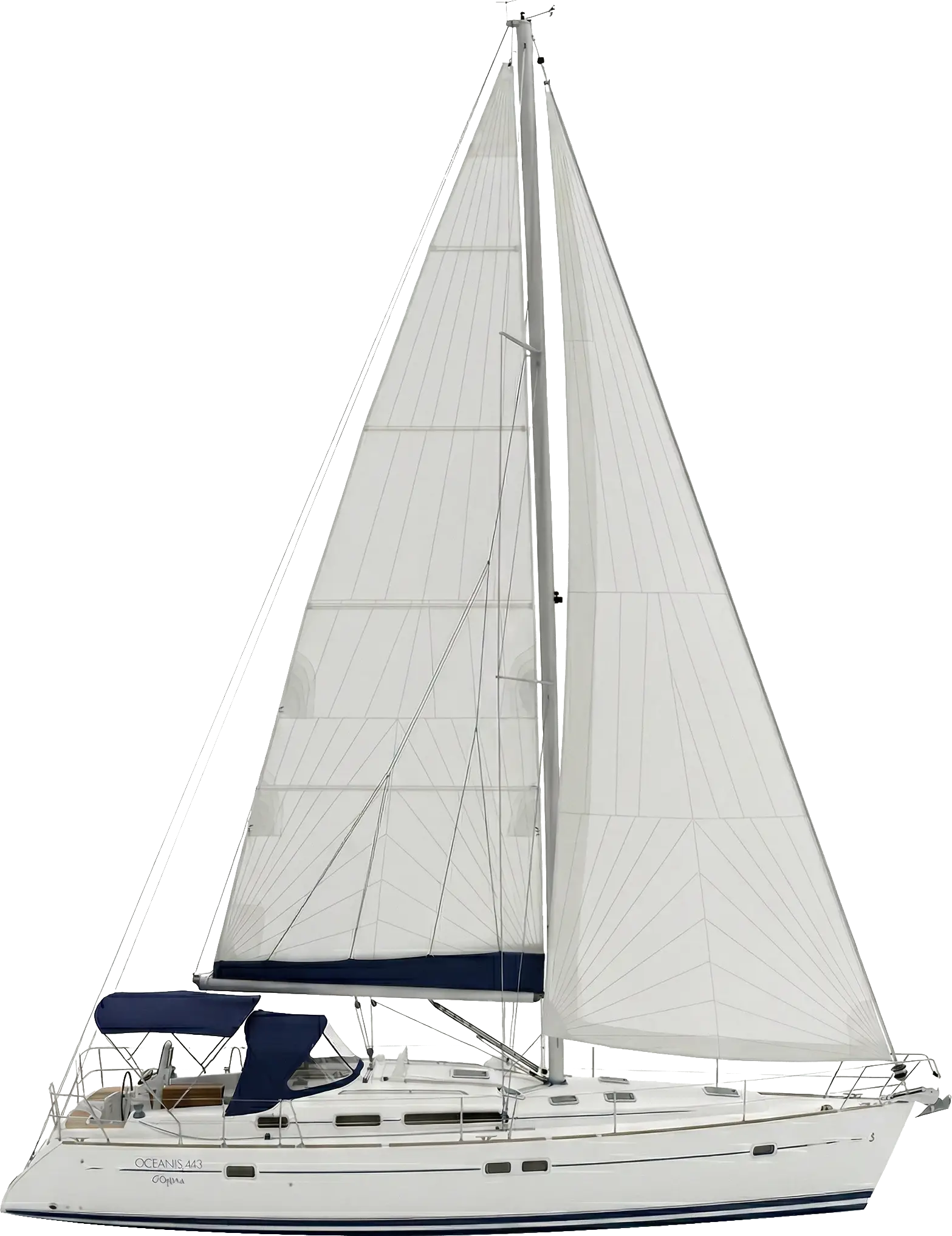 Sailing boat Cruise at Santa Maria di Leuca - Technical Drawing