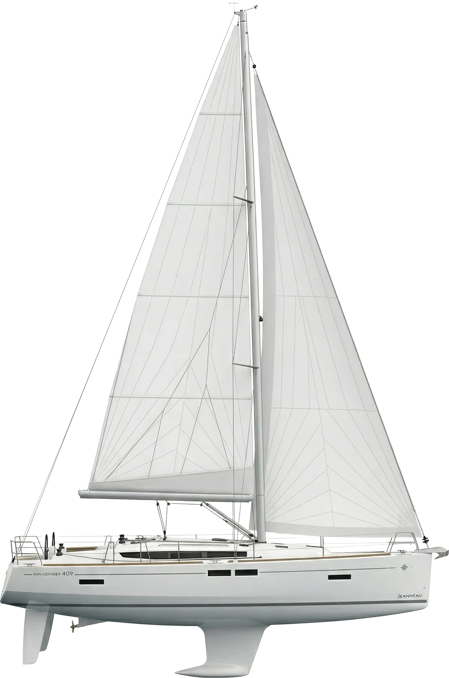 Sailing Boat Tour in Polignano a Mare - Technical Drawing