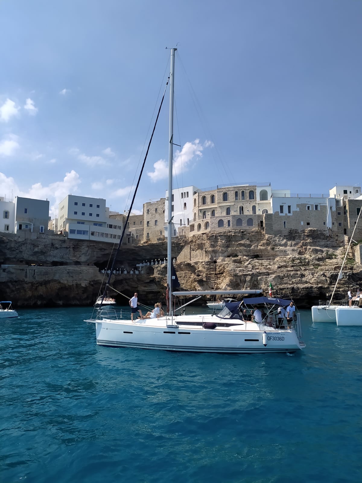Sailing Boat Tour in Polignano a Mare