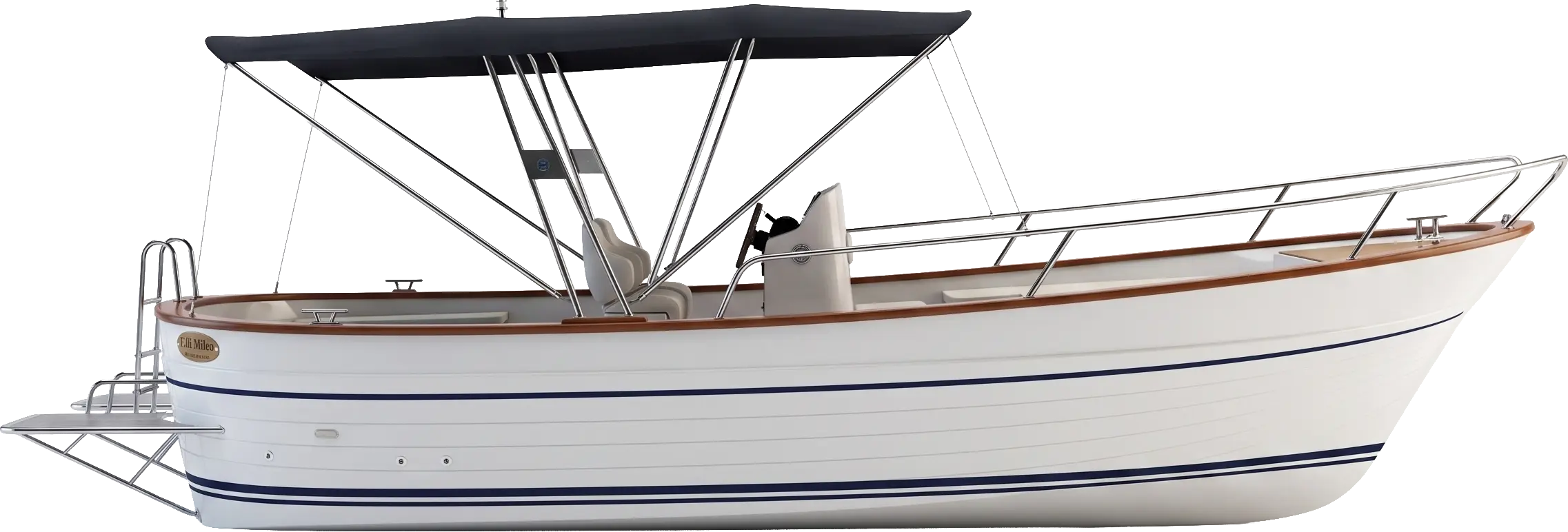 Classical Gozzo Cruise in Castro - Technical Drawing